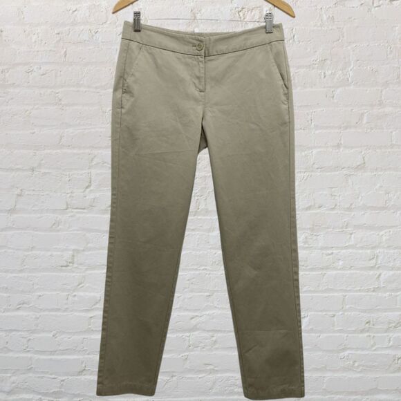 Tommy Bahama 4 Gemma Fit Khaki Pants Cotton Chino Straight Leg Mid Rise EUC 🌴 - Picture 2 of 12